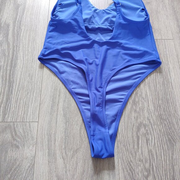 NWT Ocean Blues Low Back Thong One Piece Swimsuit - Picture 8 of 16